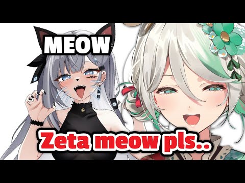 When Cece asks Zeta to meow... When Cece asks Zeta to meow...