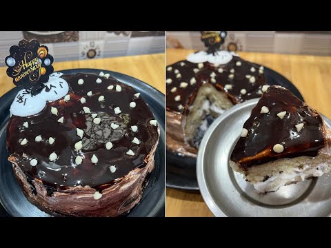 Eggless Vanilla Cake / Easy Cake Recipe without Oven / Birthday cake