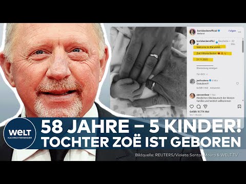 Video Thumbnail: BORIS BECKER: „Welcome to the world!“ – Tennislegende wird mit 58 Jahren erneut Vater!