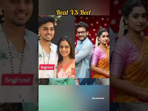 Anna serial actor Real husband wife Reel vs Real 🥰🥰🥰 #anna #serialactress #zeetamil #couples