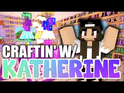 Minecraft Clothing Shop + Fashion Show! Craftin' w/ Katherine Ep. 6