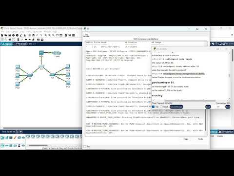 SRWE 4.3.8 Packet Tracer - Configure Layer 3 Switching and Inter-VLAN Routing