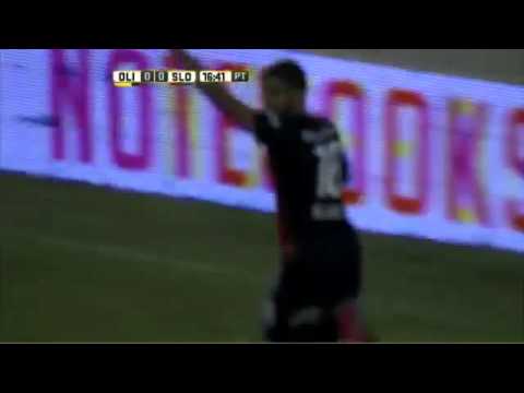 Gol de Blandi san lorenzo 1= olimpo 0 (fecha 3)