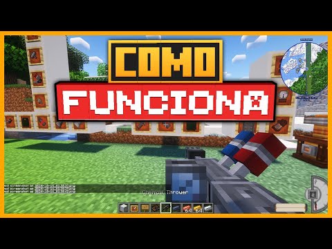 🟨 CÓMO FUNCIONA el CHEMICAL THROWER en el MOD de IMMERSIVE ENGINEERING en MINECRAFT