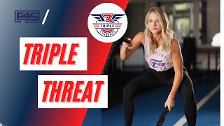F45 TRAINING | NEW CARDIO WORKOUT TRIPLE THREAT