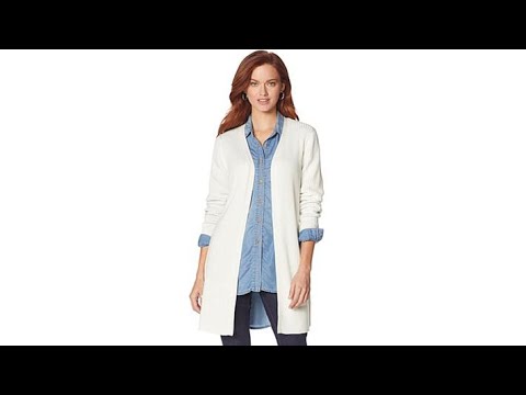 Motto RibKnit Cardigan with Side Button Detail