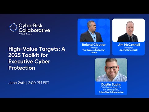High-Value Targets: A 2025 Toolkit for Executive Cyber Protection- Shared screen with speaker view