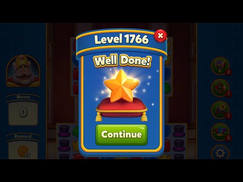 Royal Match - King Robert - Level 1766