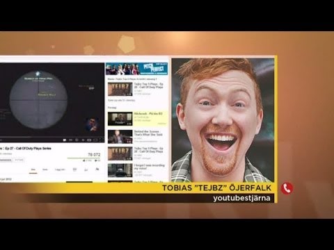 Så blev Tejbz en megastjärna på Youtube - Nyhetsmorgon (TV4)