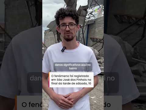 Tornado no Paraná: meteorologista do Simepar detalha fenômeno que atingiu região de Curitiba #shorts