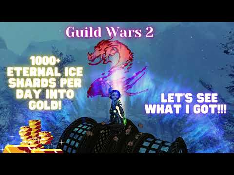 Guild Wars 2 1000+ Eternal Ice Shards Per Day Into Gold! #guildwars2 #gaming #gamingvideos  #games