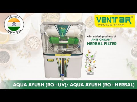 Ventair Water Purifier Aqua Ayush (RO+UV)
