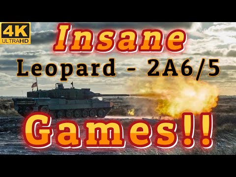 30 minutes Of Leopard 2A6/5 War Thunder Game Play. 4K l Danger Zone