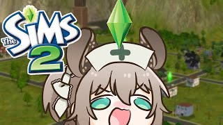 【The Sims 2】 Tapir plays her favorite childhood game