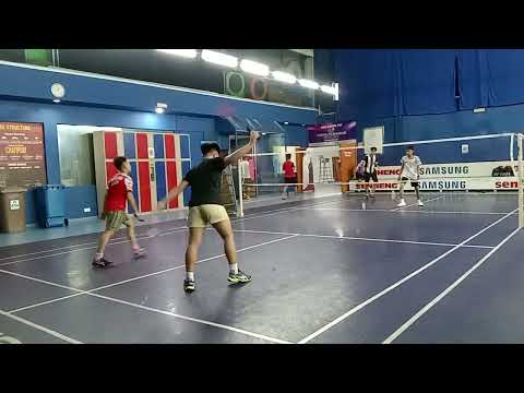 Badminton MuhibbahTeam Men's Double Sparring - Norman / Hans Vs Fuad / Bilal