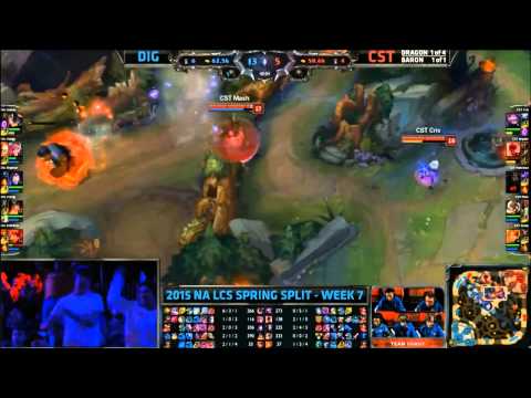 Team Dignitas vs Team Coast - HIGHLIGHTS - NA LCS Spring 2015 - W7D1 - Season 2015 - LoL