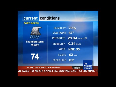 Intellistar 1 SD with Tornado Warning - Fort Worth, TX (10/4/23)