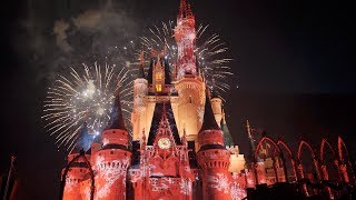 Holiday Wishes Fireworks Show! | Mickey's Very Merry Christmas Party at Walt Disney World