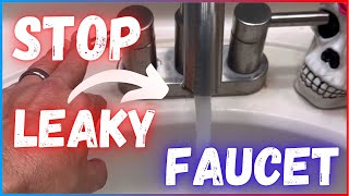 How To Stop Faucet From Leaking Fast
