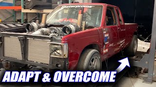 How Much Power Does Our Twin Turbo AWD V8 S10 Make? ....Frank Wanted To FIGHT