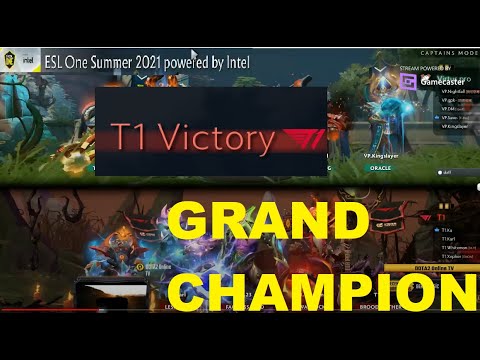 T1 vs Virtus Pro Game 5 ESL One Summer 2021 Grand Finals HD