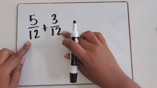 Add Fractions with the Same Denominators | Equation  Teach Elementary Math
