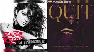 Bebe Rexha &amp; Ariana Grande - I Can&#39;t Stop Drinking About You / Quit (Mashup)