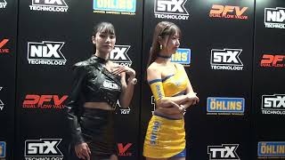 JMS2023 OHLINS ブース 朝倉咲彩 叶園ちさ さん① ジャパンモビリティショー