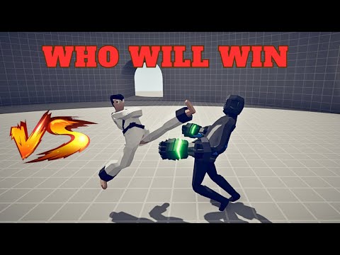 TAEKWONDO CHAMPION VS TITANIUM BOXER (ARENA) Totally Accurate Battle Simulator TABS