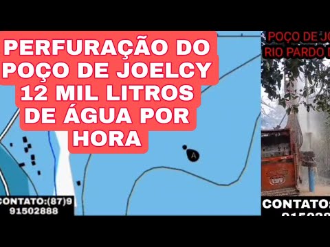 PERFURAÇÃO DO POÇO DE JOELCY ,RIO PARDO DE MINAS GERAIS.💦💦💦