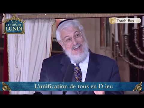 COURS DU LUNDI : L'UNIFICATION DE TOUS EN D.IEU (GRAND-RABBIN JOSEPH-'HAÏM SITRUK)