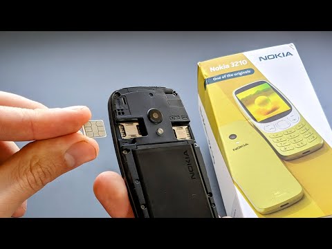 Nokia 3210 4G : How to Insert SIM & MicroSD Memory Card
