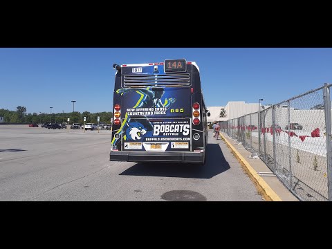 NFTA Metro Ride Route 14A outbound [FULL ROUTE] Bus 1817 - 2018 Novabus LFS Diesel