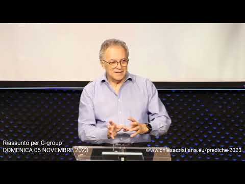 Come farti riempire dallo Spirito Santo - sintesi della predica del 05/11/23 - Apostolo T. Moscato