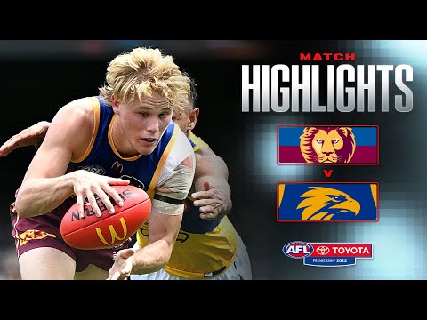 Brisbane v West Coast Highlights | Round 2, 2025