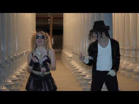 Michael Jackson & Madonna tribute , The Prince of Pop Omar Rajpute, Ericka Smith Video by Amjadvideo
