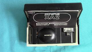 Two OLYMPUS XA Series film  cameras