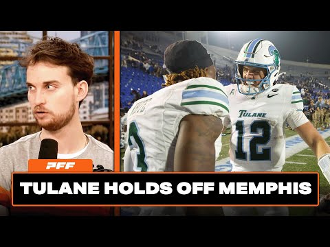 Tulane vs. Memphis Review | PFF Grade Release Show