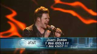 James Durbin - American Idol 2011 - Top 11 compete