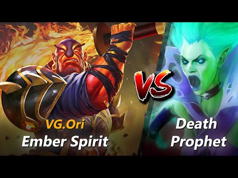 How to Ember Spirit mid vs Death Prophet (feat. VG.Ori) | First 6 minutes