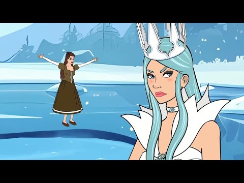 La Jeune Fille Paresseuse et la Reine des Neiges | Conte | Dessin Animé avec @lesptitszamis