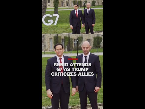 Rubio attends G7 as Trump criticizes allies