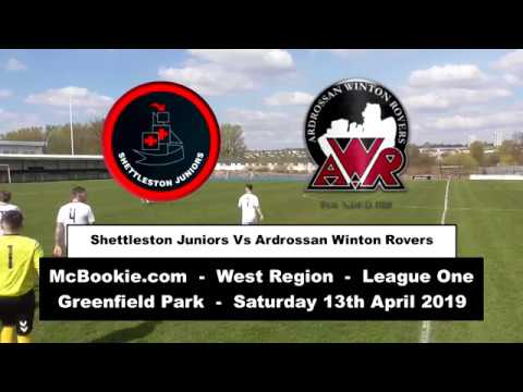 Shettleston Juniors Vs Ardrossan Winton Rovers | McBookie.com West Region League One - 13/04/19