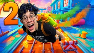CORRENDO DO INSPETOR MALUCO NO SUBWAY SURFERS DO ROBLOX 