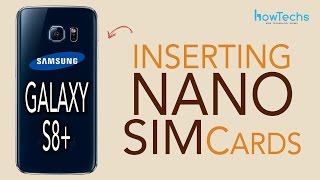 Samsung Galaxy S8/S8+ - How to Insert SIM Cards