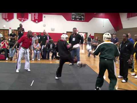 Grand Slam Open 2011 - Joe Fife vs Kirk Jenkins Black Belt Sparring Grand Semi-Finals