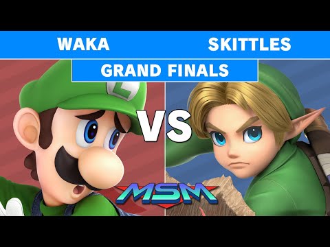 MSM Online 2 - Waka (Luigi) Vs Skittles (Young Link) Grand Finals - Smash Ultimate
