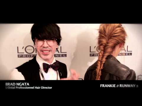 Backstage  the Frankie Runway Show with Brad Ngata at LMFF.