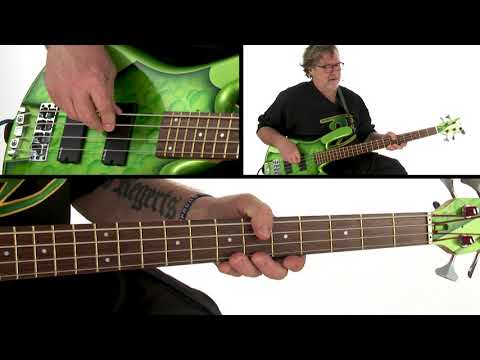 Learn Bass 1 - Practice Session 8 (With the Band) - Stu Hamm