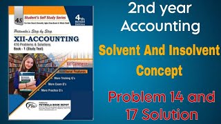 Solvent & Insolvent Partners + Dissolution Q14 & Q17 | 2nd Year Accounting